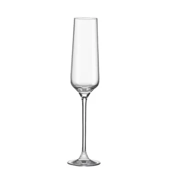 Set 4 pahare pentru sampanie Charisma, Rona, 190 ml, sticla, transparent imagine