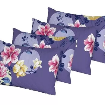 Set 4 perne Bloom, microfibra matlasata Alcam, 50x70 cm imagine