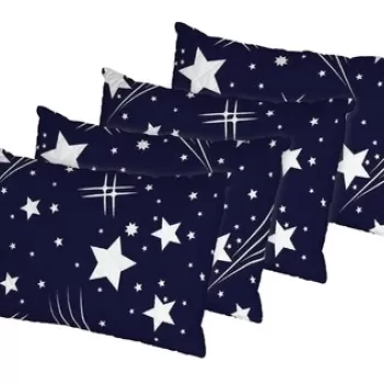 Set 4 perne Estrellas, microfibra matlasata, 50x70 cm imagine
