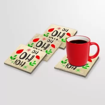 Set 4 suporturi de pahar TBA12238, Taylor, 10x10x1 cm, piatra, multicolor imagine