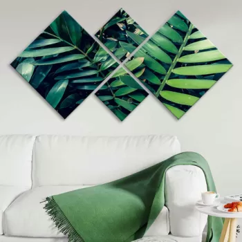 Set 4 tablouri decorative, 4MDF1030559632, MDF, Imprimat UV, Multicolor imagine