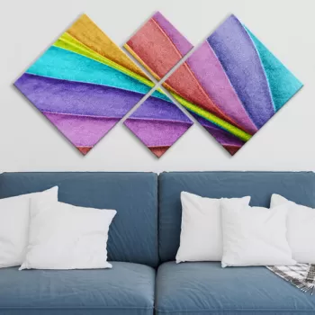 Set 4 tablouri decorative, 4MDF112306427, MDF, Imprimat UV, Multicolor imagine