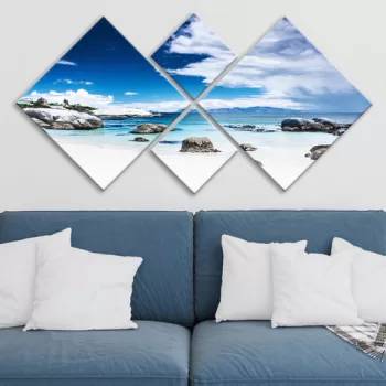 Set 4 tablouri decorative, 4MDF134052698, MDF, Imprimat UV, Multicolor imagine