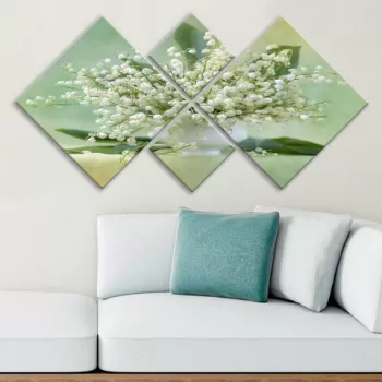 Set 4 tablouri decorative, 4MDF150672575, MDF, Imprimat UV, Multicolor imagine