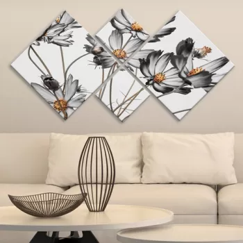 Set 4 tablouri decorative, 4MDF1524028472, MDF, Imprimat UV, Multicolor imagine