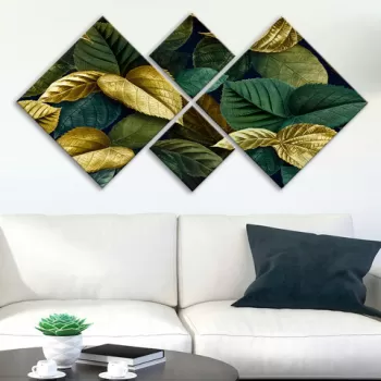 Set 4 tablouri decorative, 4MDF1554648, MDF, Imprimat UV, Multicolor imagine