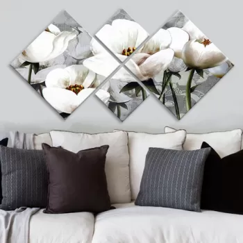 Set 4 tablouri decorative, 4MDF1605038956, MDF, Imprimat UV, Multicolor imagine