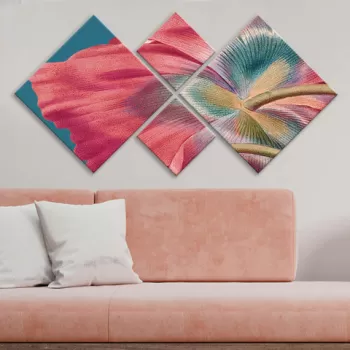 Set 4 tablouri decorative, 4MDF1826561, MDF, Imprimat UV, Multicolor imagine