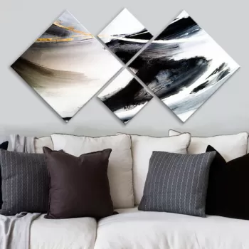 Set 4 tablouri decorative, 4MDF1872394075, MDF, Imprimat UV, Multicolor imagine