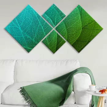 Set 4 tablouri decorative, 4MDF189835769, MDF, Imprimat UV, Multicolor imagine