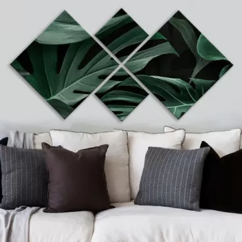 Set 4 tablouri decorative, 4MDF2294538, MDF, Imprimat UV, Multicolor imagine