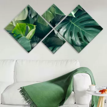 Set 4 tablouri decorative, 4MDF2294549, MDF, Imprimat UV, Multicolor imagine