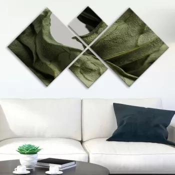 Set 4 tablouri decorative, 4MDF2334289, MDF, Imprimat UV, Multicolor imagine