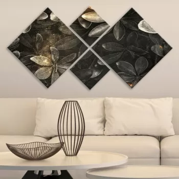 Set 4 tablouri decorative, 4MDF2338840, MDF, Imprimat UV, Multicolor imagine