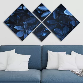 Set 4 tablouri decorative, 4MDF2339106, MDF, Imprimat UV, Multicolor imagine