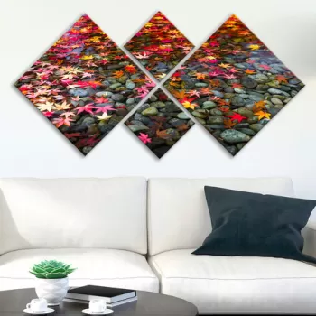 Set 4 tablouri decorative, 4MDF266956586, MDF, Imprimat UV, Multicolor imagine