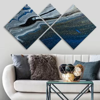 Set 4 tablouri decorative, 4MDF30803112927, MDF, Imprimat UV, Multicolor imagine