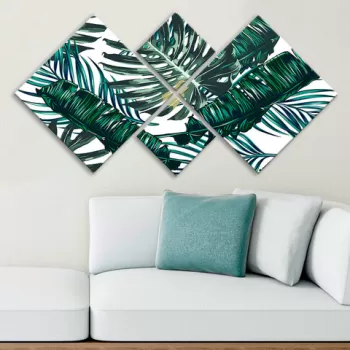 Set 4 tablouri decorative, 4MDF324611726, MDF, Imprimat UV, Multicolor imagine