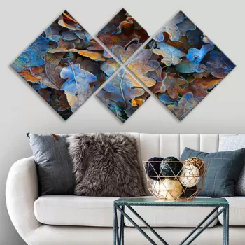 Set 4 tablouri decorative, 4MDF329468507, MDF, Imprimat UV, Multicolor imagine