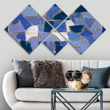 Set 4 tablouri decorative, 4MDF3586212, MDF, Imprimat UV, Multicolor imagine