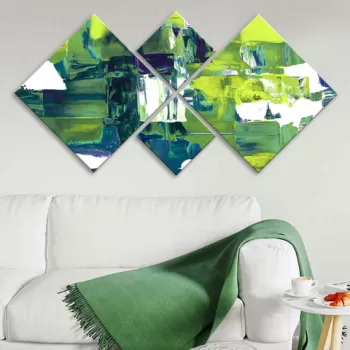 Set 4 tablouri decorative, 4MDF3809361, MDF, Imprimat UV, Multicolor imagine