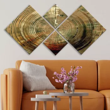 Set 4 tablouri decorative, 4MDF428596315, MDF, Imprimat UV, Multicolor imagine