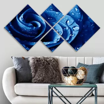 Set 4 tablouri decorative, 4MDF49993348, MDF, Imprimat UV, Multicolor imagine