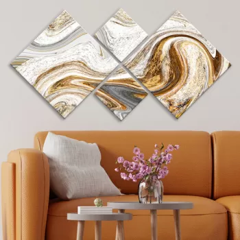 Set 4 tablouri decorative, 4MDF576412, MDF, Imprimat UV, Multicolor imagine