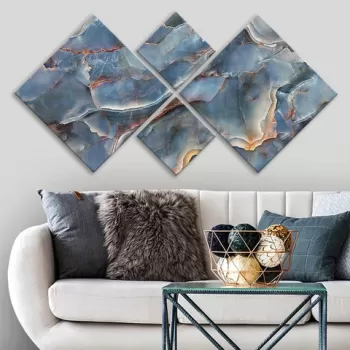 Set 4 tablouri decorative, 4MDF657900613, MDF, Imprimat UV, Multicolor imagine