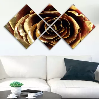 Set 4 tablouri decorative, 4MDF757862101, MDF, Imprimat UV, Multicolor imagine