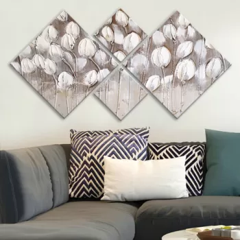 Set 4 tablouri decorative, 4MDF767684206, MDF, Imprimat UV, Multicolor imagine