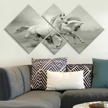 Set 4 tablouri decorative, 4MDF99820919, MDF, Imprimat UV, Multicolor imagine