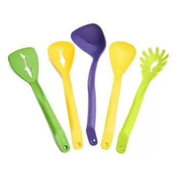 Set 5 ustensile de bucatarie, Vanora, nailon, multicolor imagine