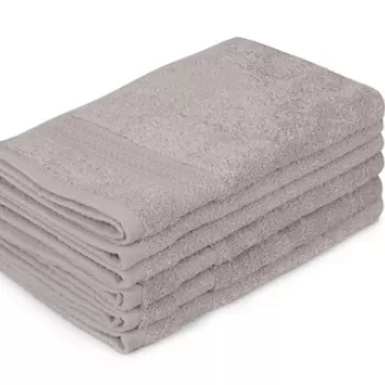 Set 6 prosoape de baie Rainbow, Hobby, 30x50 cm, bumbac, gri imagine