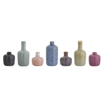 Set 7 vaze decorative, Bloomingville, Maien, 7x14 cm, ceramica, multicolor imagine
