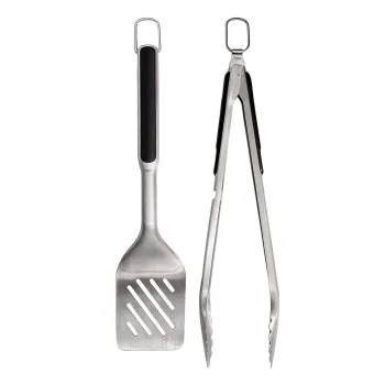 Set cleste si paleta gratar, inox - OXO imagine