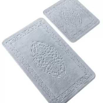 Set covoras de baie (2 bucati), Chilai, Elite, Bumbac, Multicolor imagine