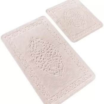 Set covoras de baie (2 bucati), Chilai, Elite, Bumbac, Multicolor imagine