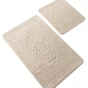 Set covoras de baie (2 bucati), Chilai, Elite, Bumbac, Multicolor imagine