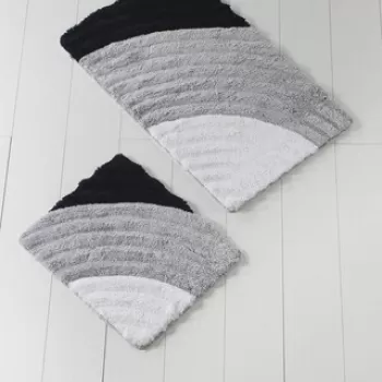 Set covoras de baie (2 bucati), Chilai, Well, Fibre acrilice, Multicolor imagine
