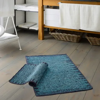 Set covorase de baie, Alanur Home, Paris, Bumbac, Turcoaz imagine