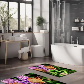 Set covorase de baie, Cartwright, CT-5111, Poliester, Multicolor imagine