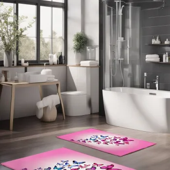 Set covorase de baie, Cartwright, CT-5114, Poliester, Multicolor imagine