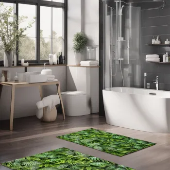 Set covorase de baie, Cartwright, CT-5309, Poliester, Multicolor imagine