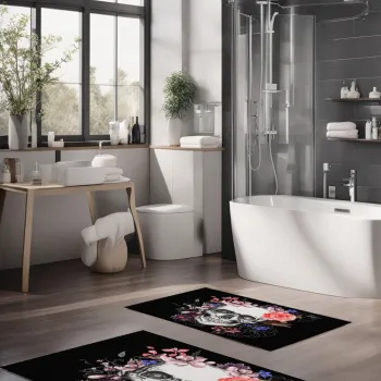 Set covorase de baie, Cartwright, CT-5380, Poliester, Multicolor imagine