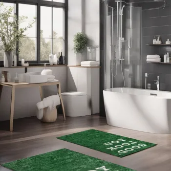 Set covorase de baie, Cartwright, CT-5415, Poliester, Multicolor imagine