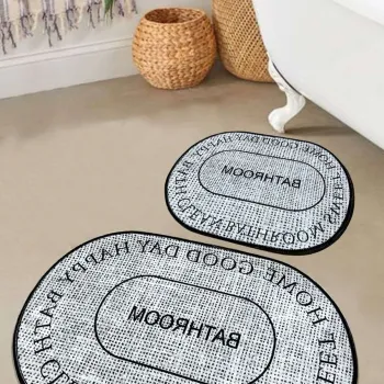 Set covorase de baie, L'essentiel Maison, Baindos, Gri imagine