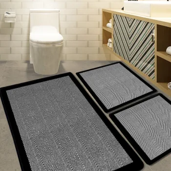 Set covorase de baie, L'essentiel Maison, Barley, Multicolor imagine