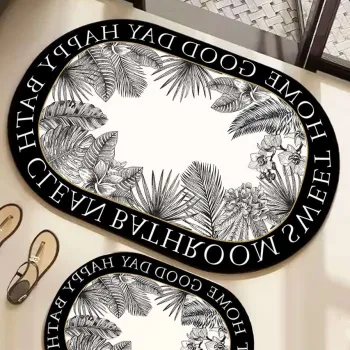 Set covorase de baie, L'essentiel Maison, Carriera, Multicolor imagine