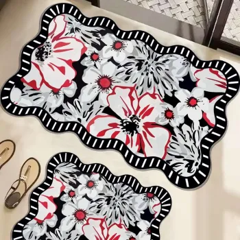 Set covorase de baie, L'essentiel Maison, Grocen, Multicolor imagine